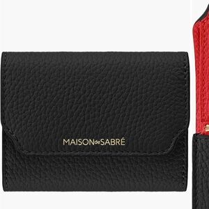 Black and Red Trifold Wallet (Maison de Sabre)